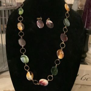 Beautiful Fashion Necklace And Earrings